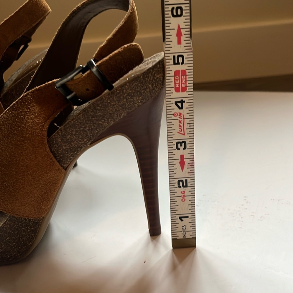 Bcbgeneration Nwot, Suede Slingback Platform Heel… - image 3